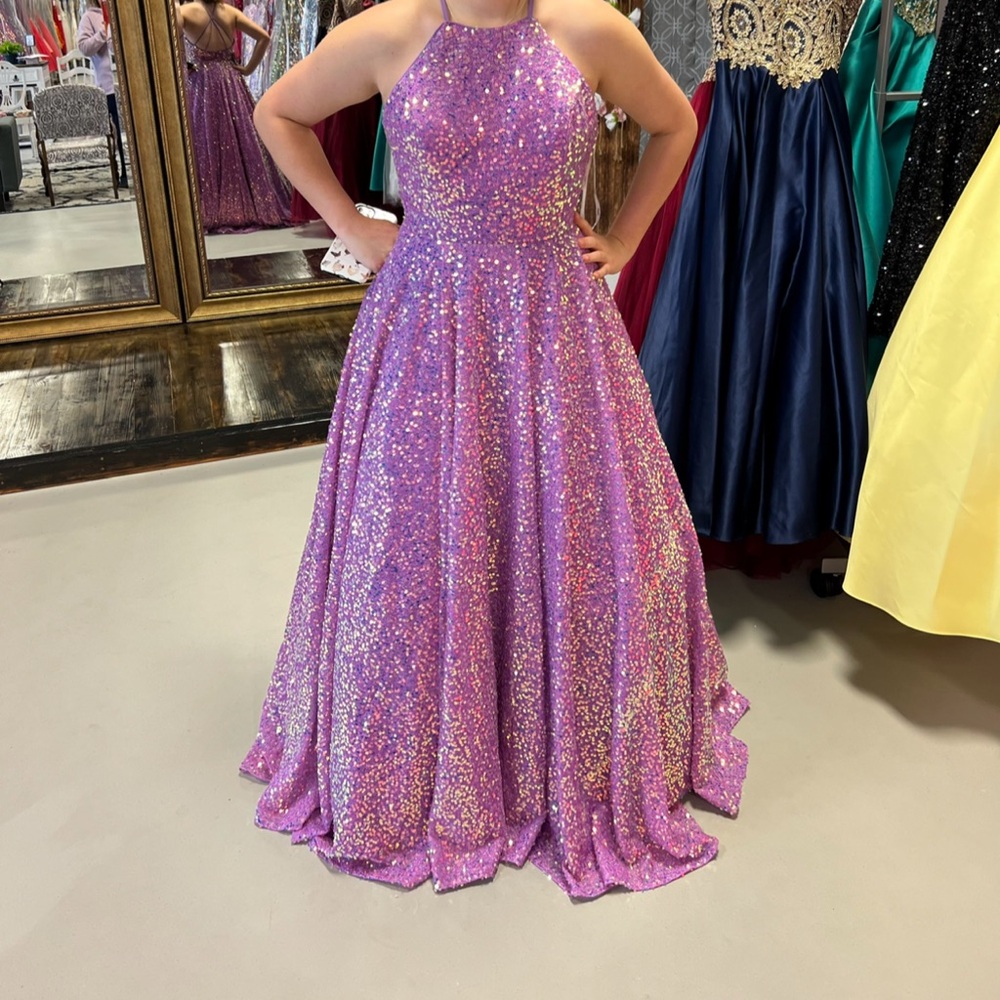 Tiffany Designs Lavender Gown